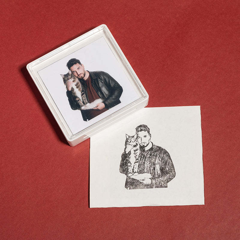 Custom Family Portrait Stamp