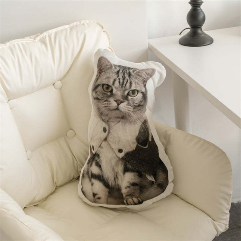 3D Custom Pet Portrait Pillow