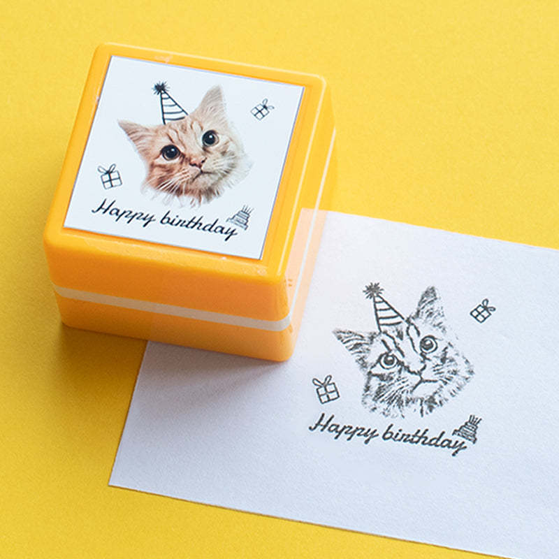 Custom Pet Portrait Stamp For Gift