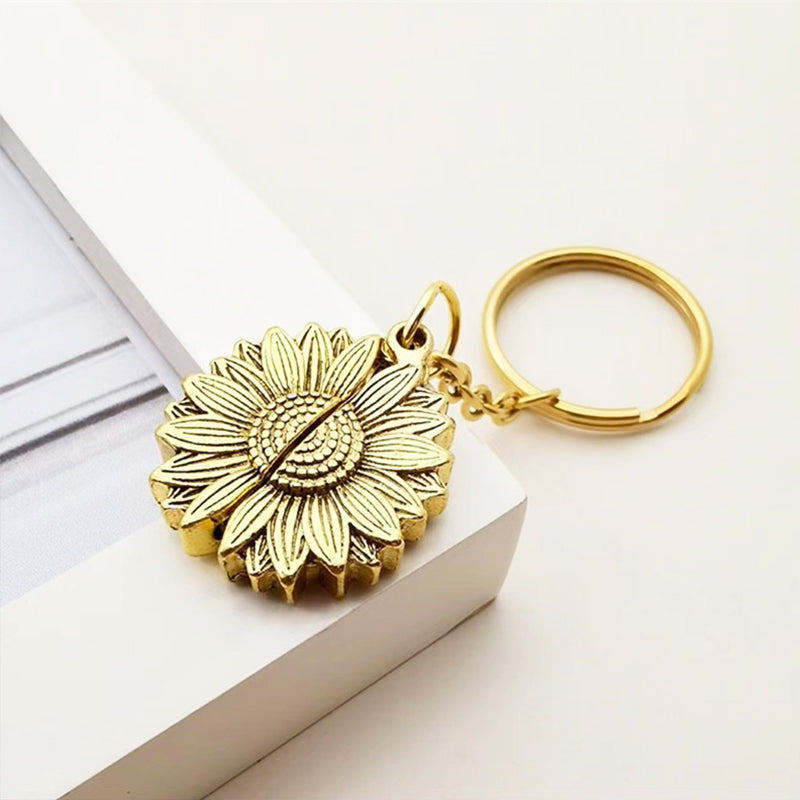 Custom Openable Sunflower Keychain
