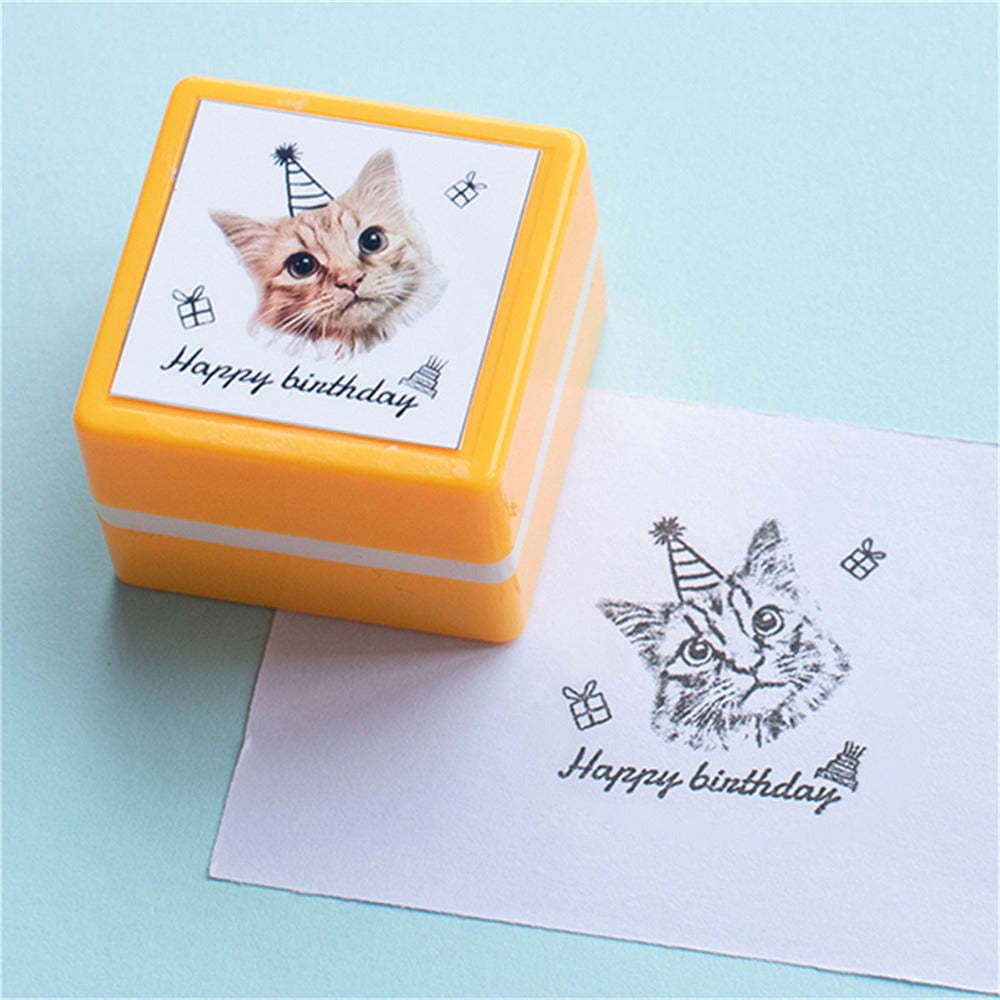 Custom Pet Portrait Stamp For Gift