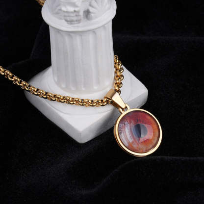Custom Pet Eye Necklace Pendant