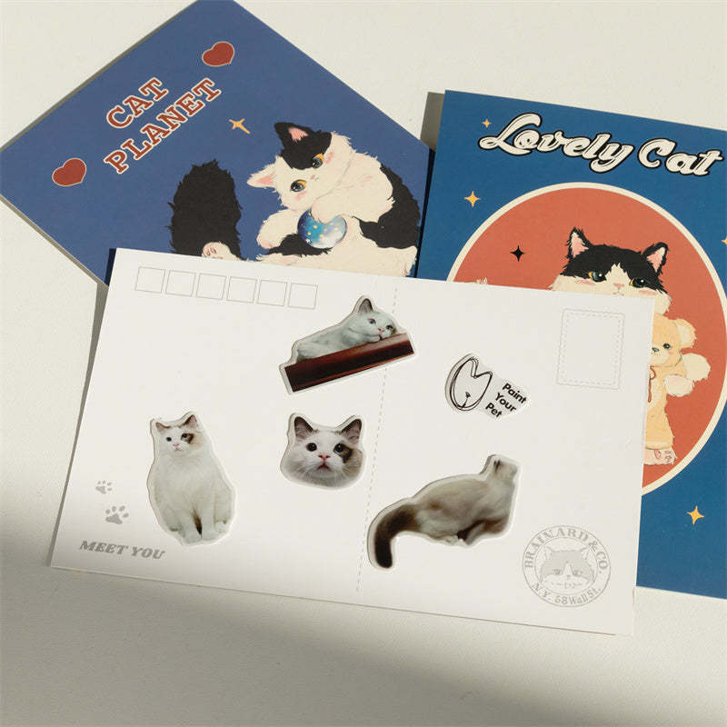 Custom Pet Portrait Crystal Stickers