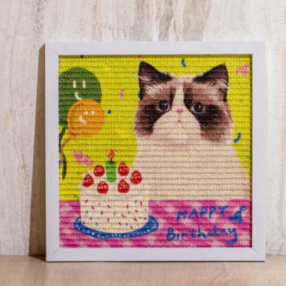 Purrfectly Personalized Cat Scratcher