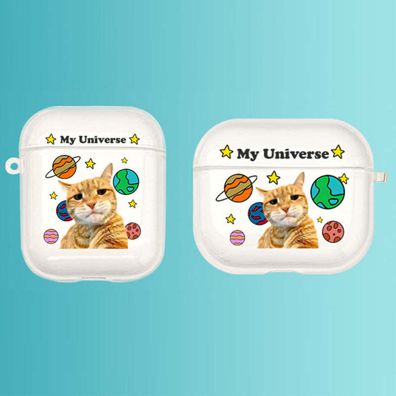 Custom Pet Portrait Airpods Case