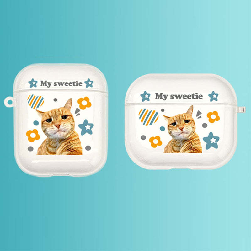 Custom Pet Portrait Airpods Case