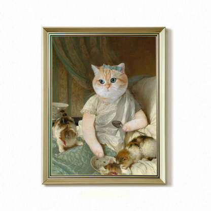 Custom Pet Portait in Famous Painting