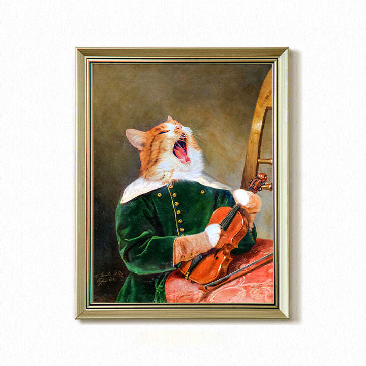 Custom Pet Portait in Famous Painting