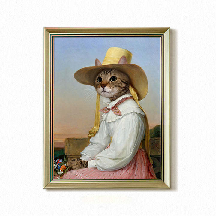 Custom Pet Portait in Famous Painting