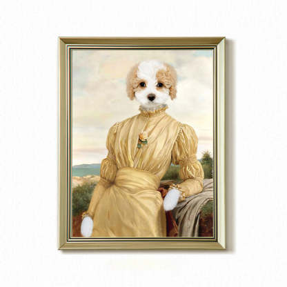 Custom Pet Portait in Famous Painting