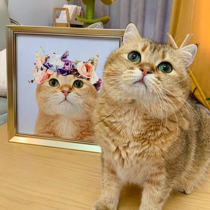 Custom Pet Portait in Famous Painting