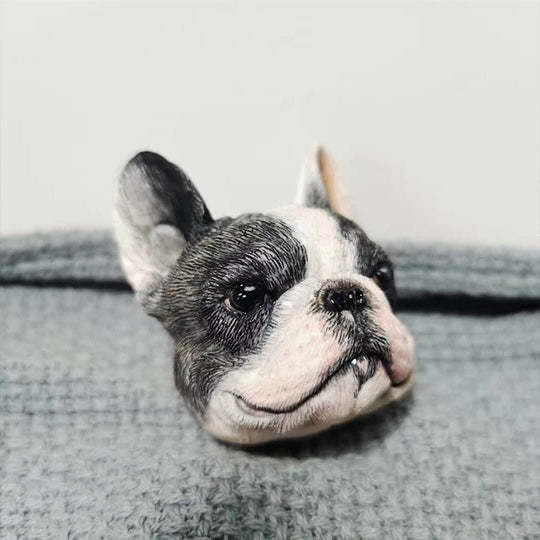 Hand-carved Pet Portrait Plaster Car Freshener