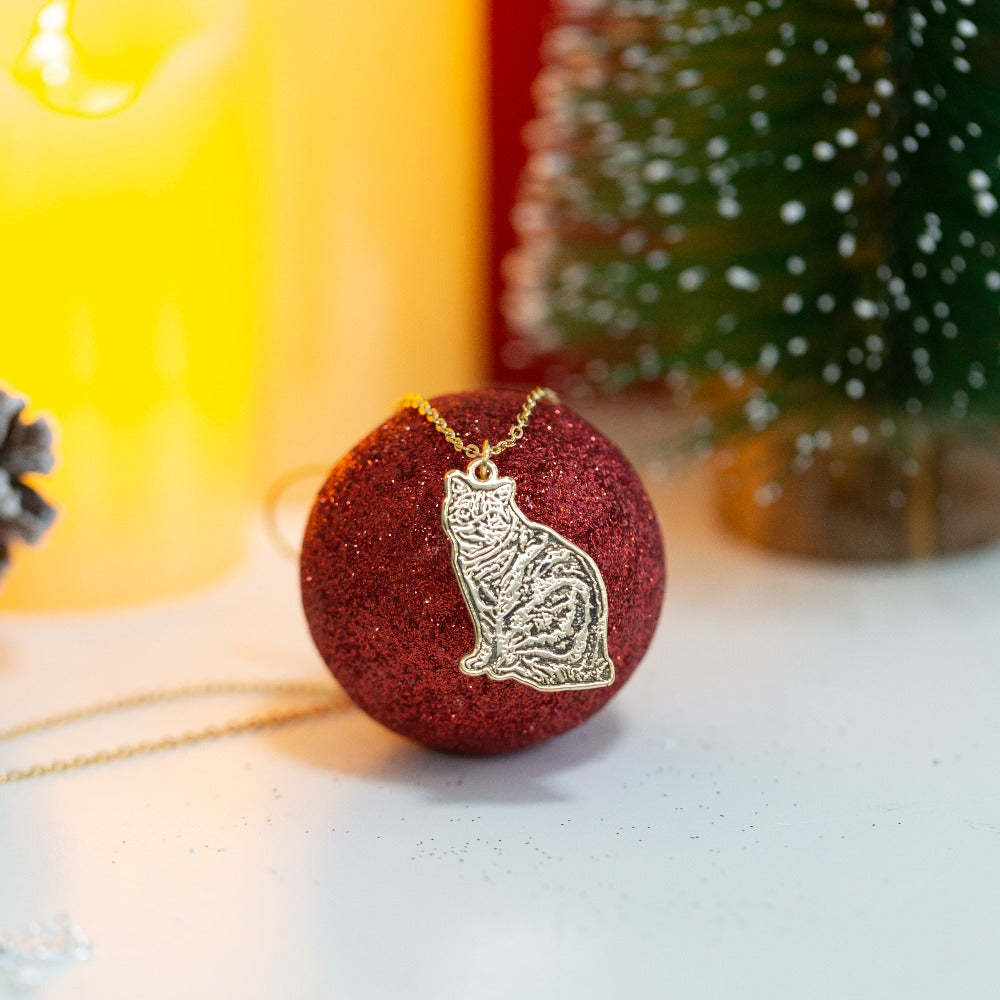 Custom Pet Portrait Necklace