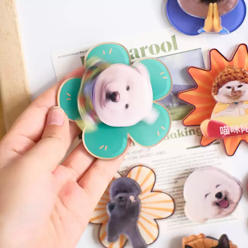 Custom 360° Rotating Refrigerator Magnet