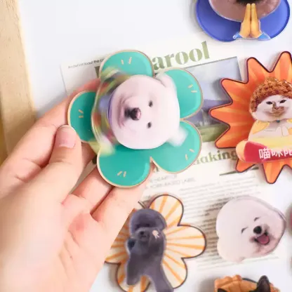 Custom 360° Rotating Refrigerator Magnet