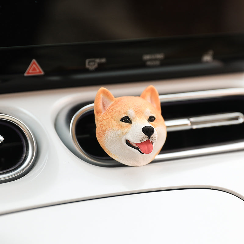 Hand-carved Pet Portrait Plaster Car Freshener