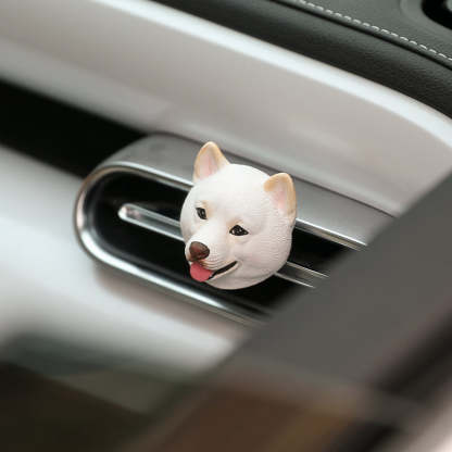 Hand-carved Pet Portrait Plaster Car Freshener