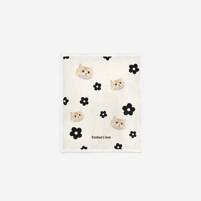 Custom Pet Portrait Blanket