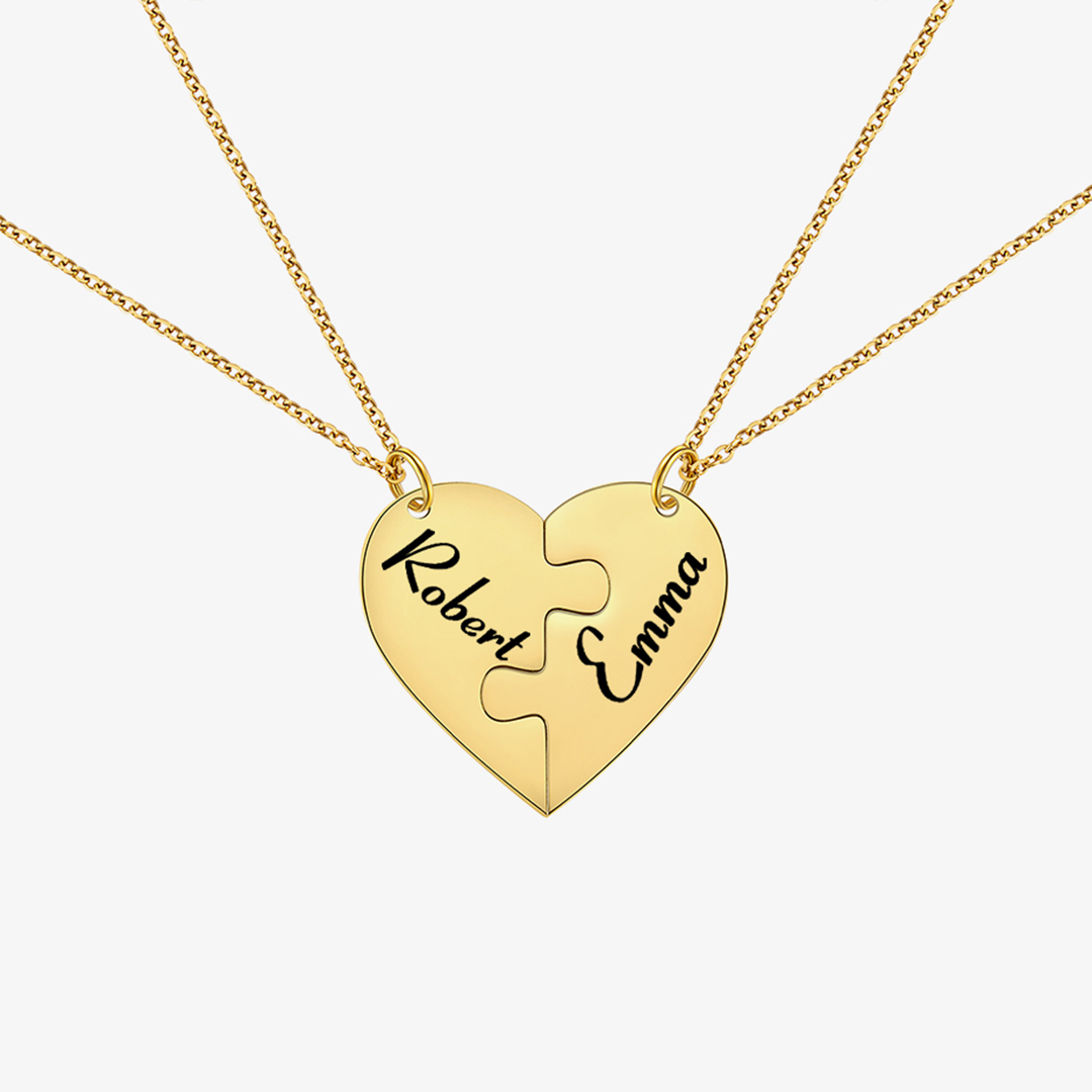 Collar Personalizado De Piezas De Rompecabezas