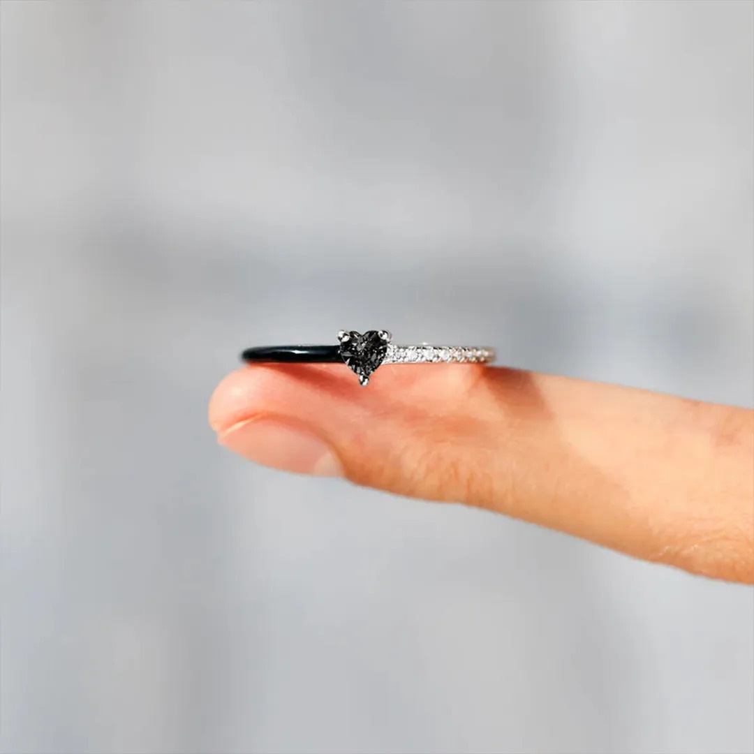 Anillo De Esmalte Blanco Estoy Eligiendo Mi Paz