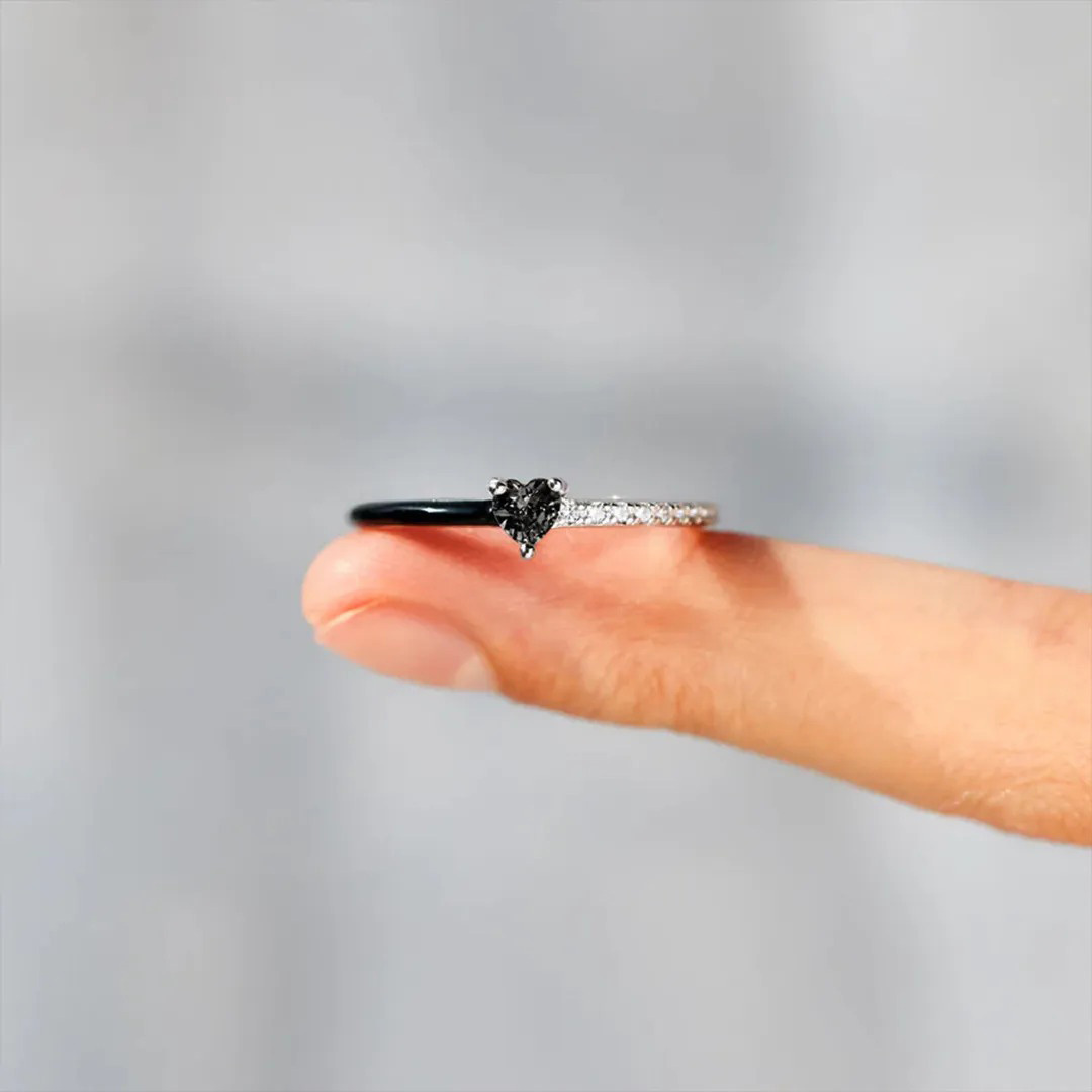 Anillo De Esmalte Blanco Estoy Eligiendo Mi Paz