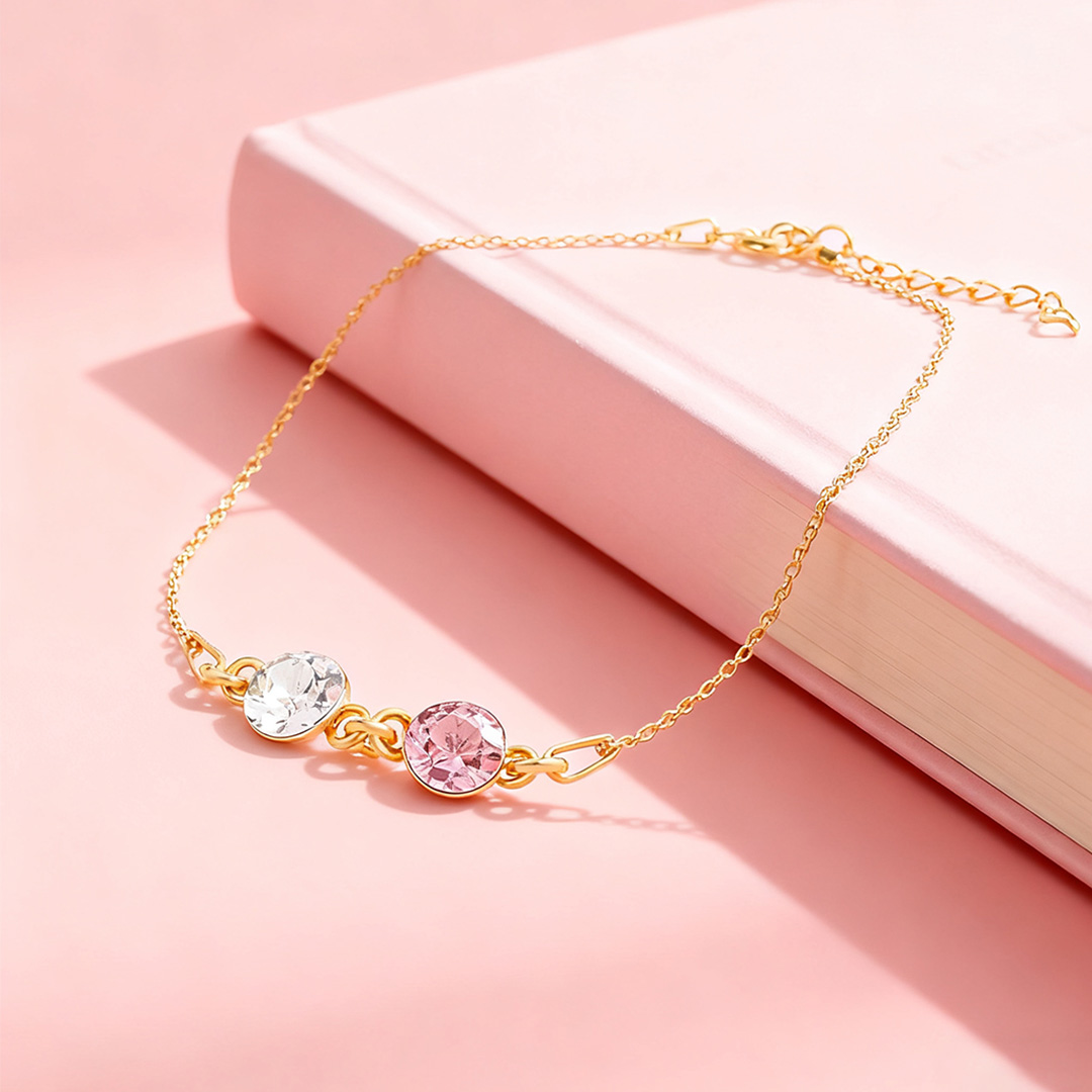 Por Amor - Pulsera de Piedras Natales para Pareja