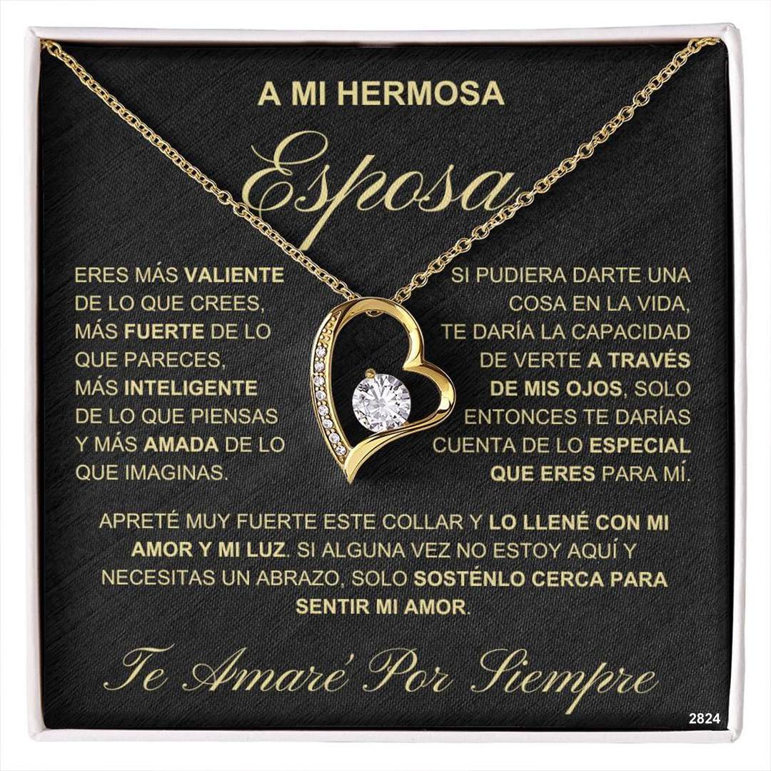 A Mi Esposa - Collar Amor para siempre