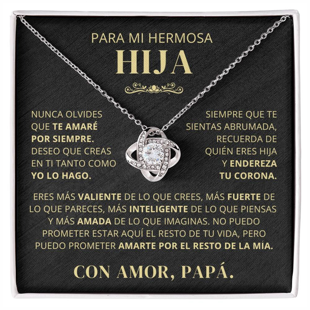 Para Mi Esposa-Amor Collar Pendiente