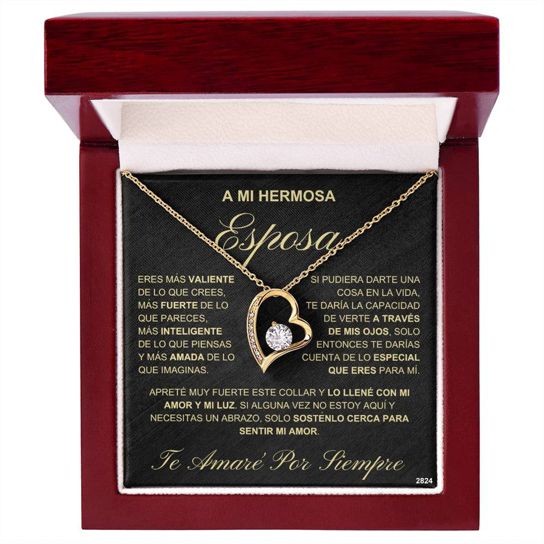 A Mi Esposa - Collar Amor para siempre