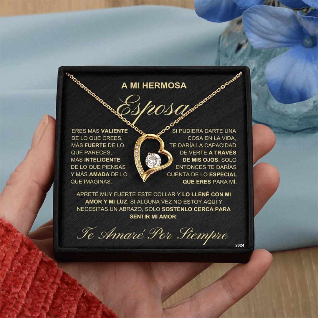A Mi Esposa - Collar Amor para siempre
