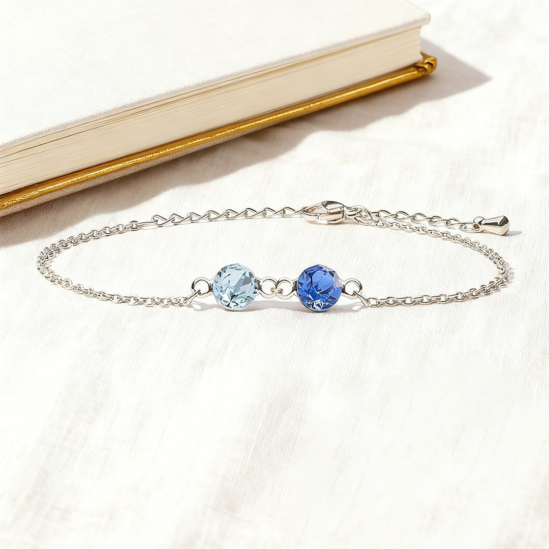 Por Amor - Pulsera de Piedras Natales para Pareja