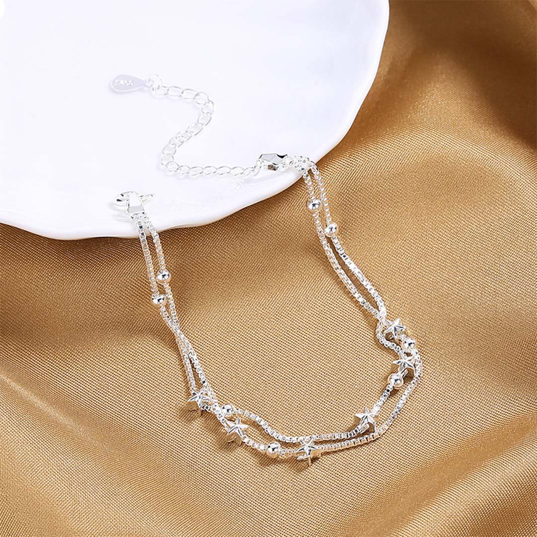 A Mi Amiga - Pulsera De Estrellas De Doble Capa