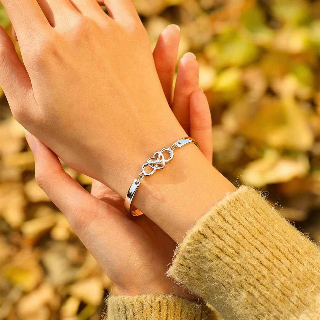 A mi alma gemela – Pulsera corazón infinito
