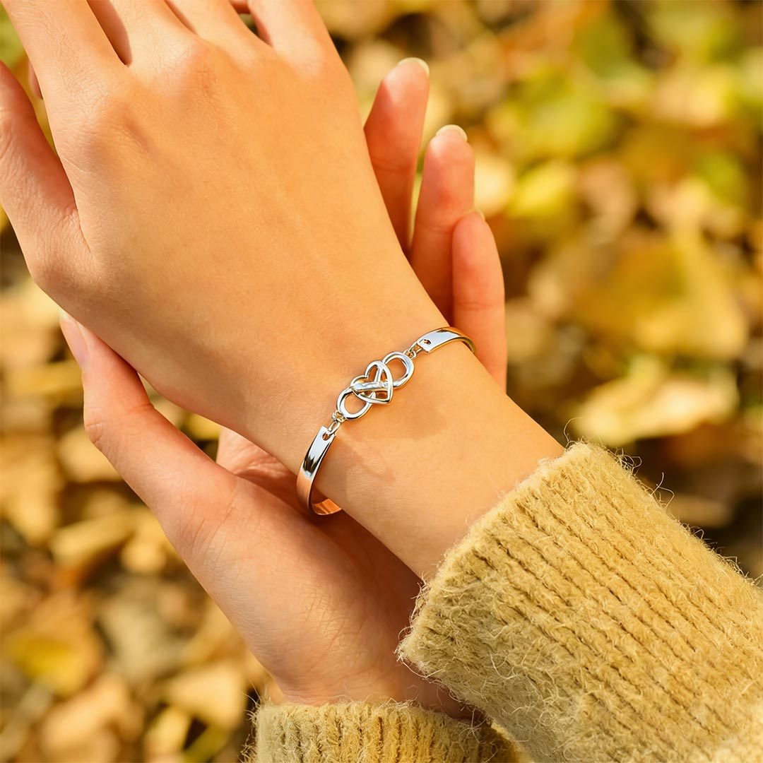 A mi alma gemela – Pulsera corazón infinito