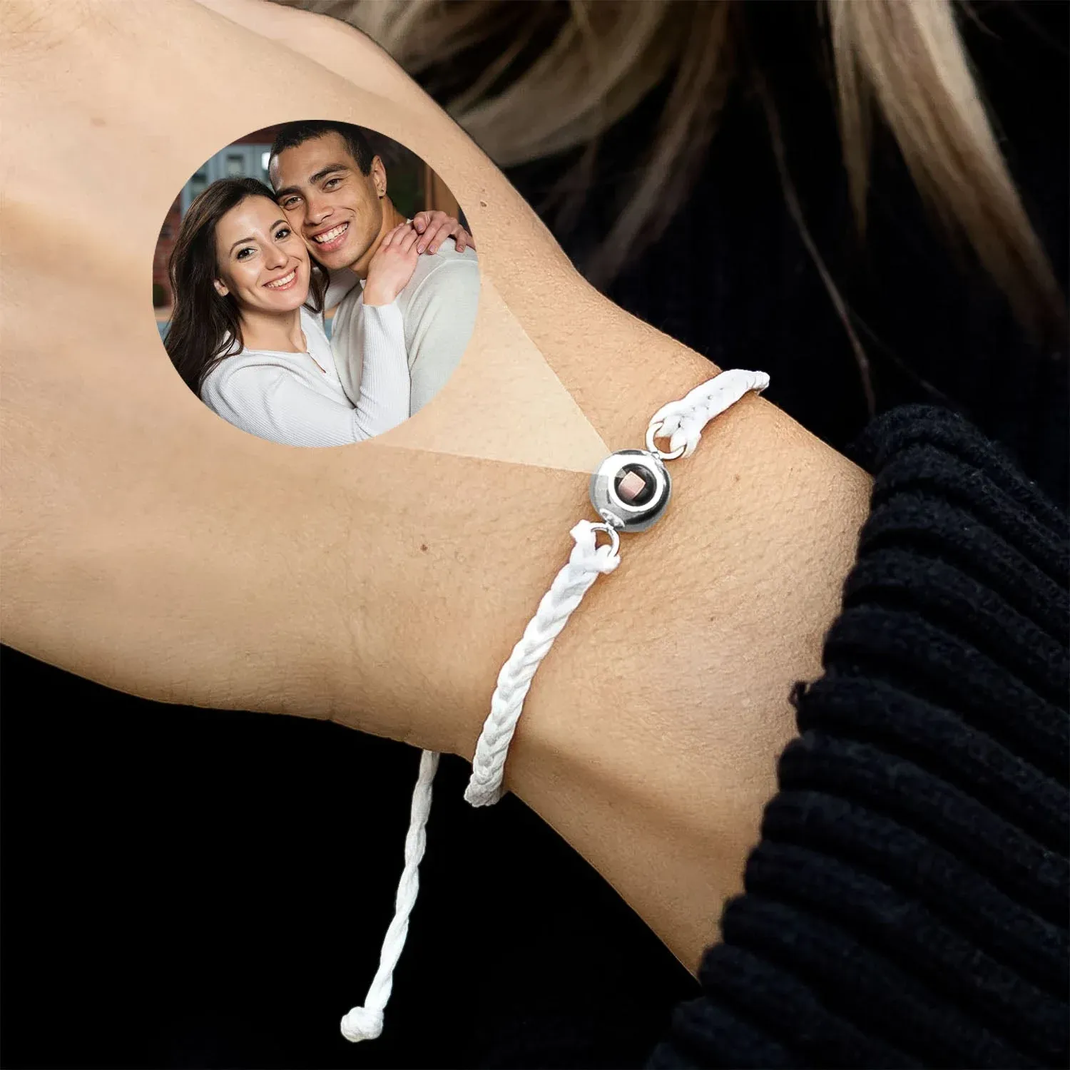 Pulsera Trenzada con Foto Personalizada