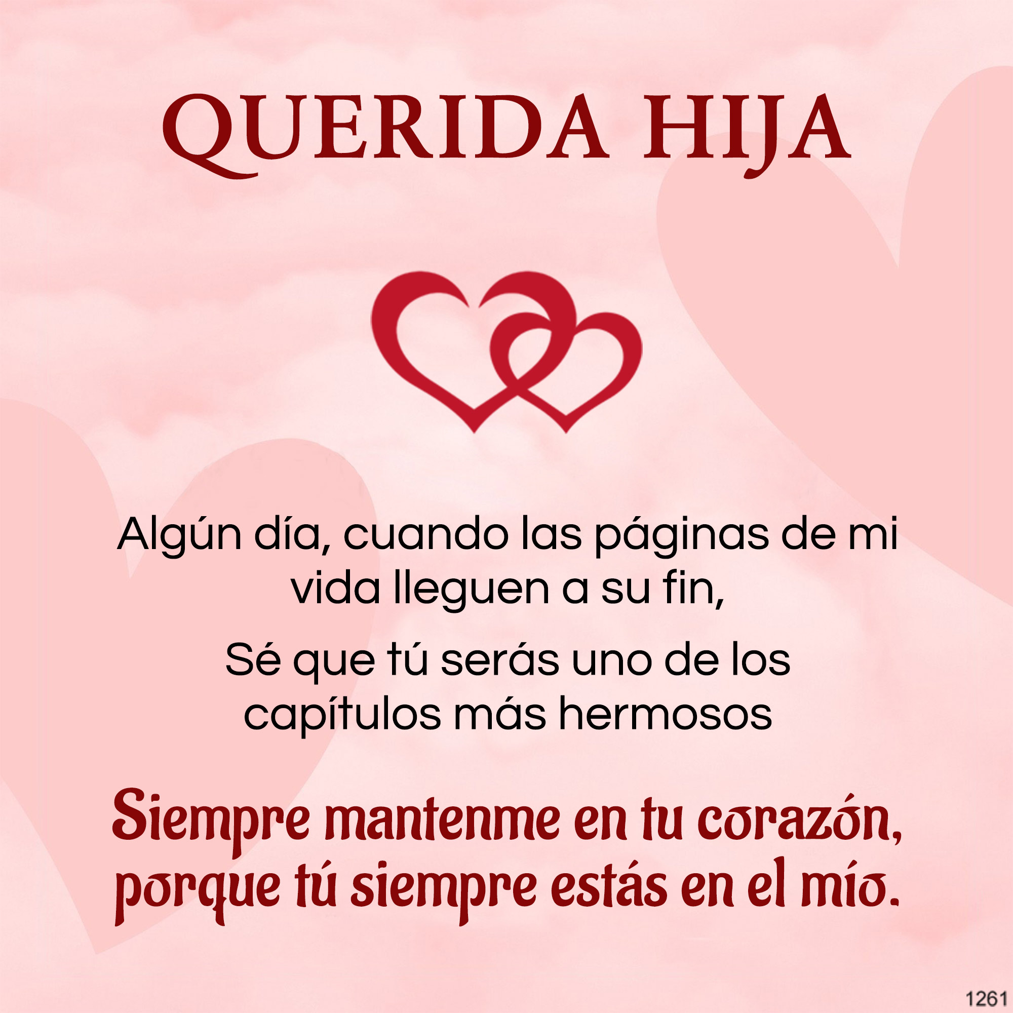 Mi Hija - Pulsera Amor Infinito