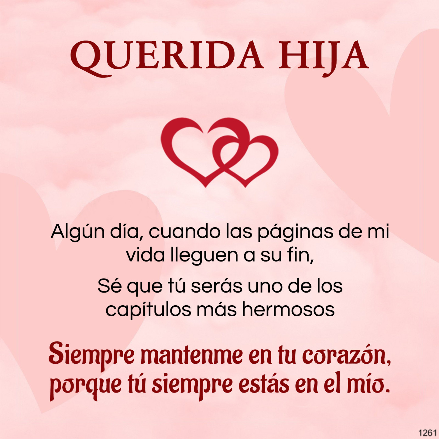 Mi Hija - Pulsera Amor Infinito