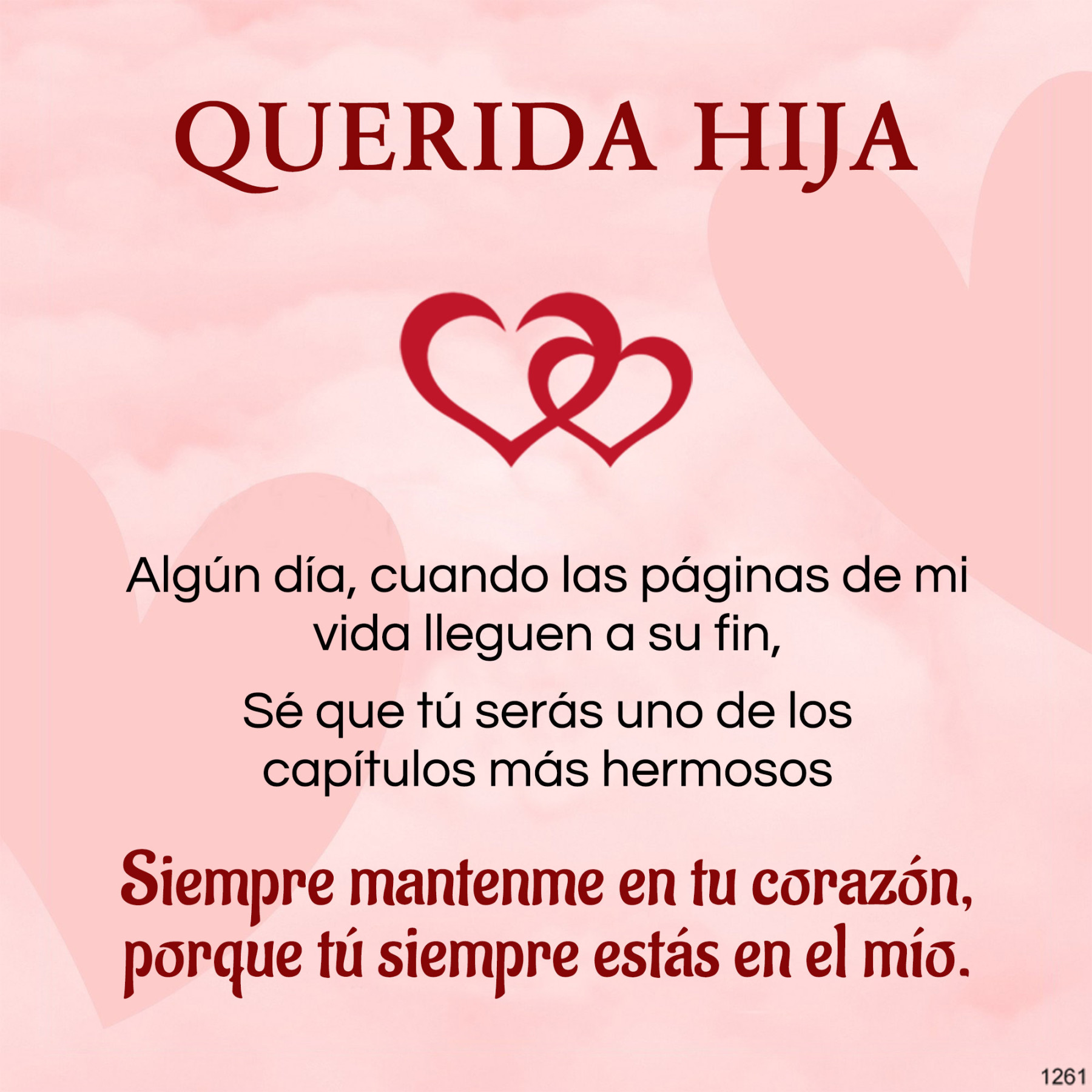 Mi Hija - Pulsera Amor Infinito