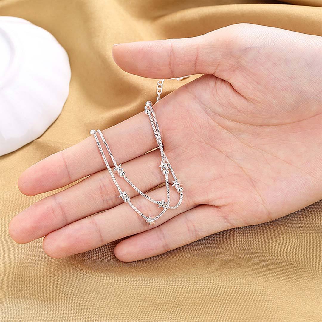 A Mi Amiga - Pulsera De Estrellas De Doble Capa