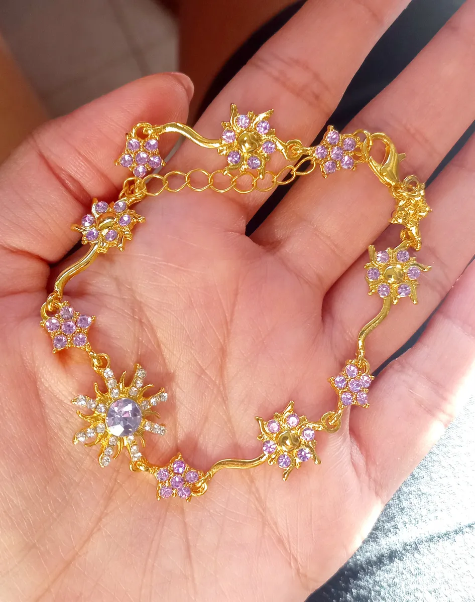 Pulsera En Forma De Sol Rapunzel/tangled/enredados