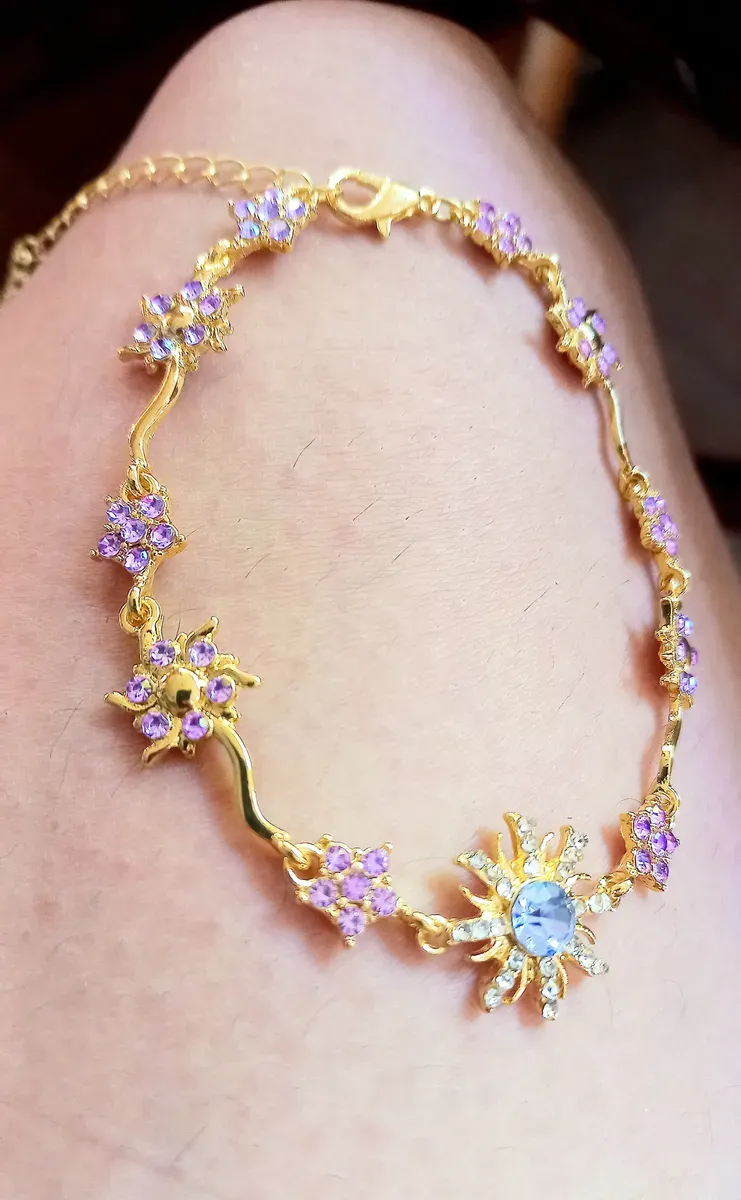 Pulsera En Forma De Sol Rapunzel/tangled/enredados
