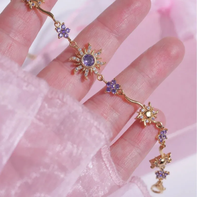 Pulsera En Forma De Sol Rapunzel/tangled/enredados