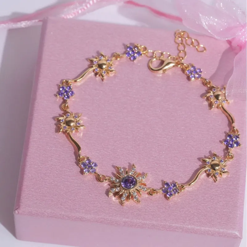 Pulsera En Forma De Sol Rapunzel/tangled/enredados