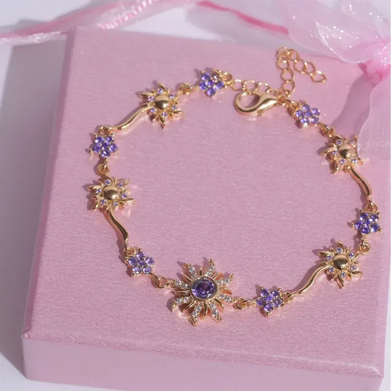 Pulsera En Forma De Sol Rapunzel/tangled/enredados