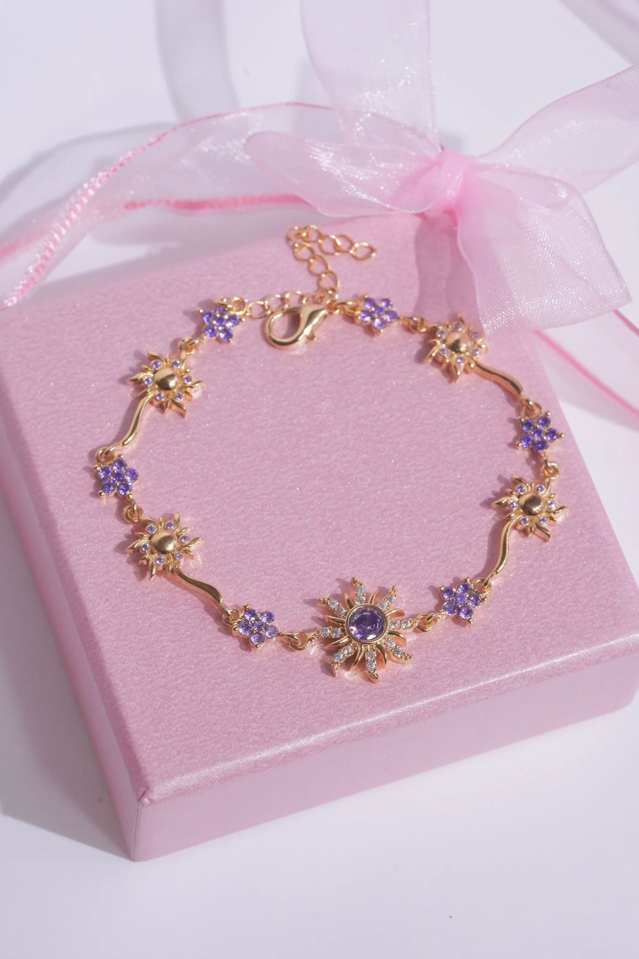 Pulsera En Forma De Sol Rapunzel/tangled/enredados
