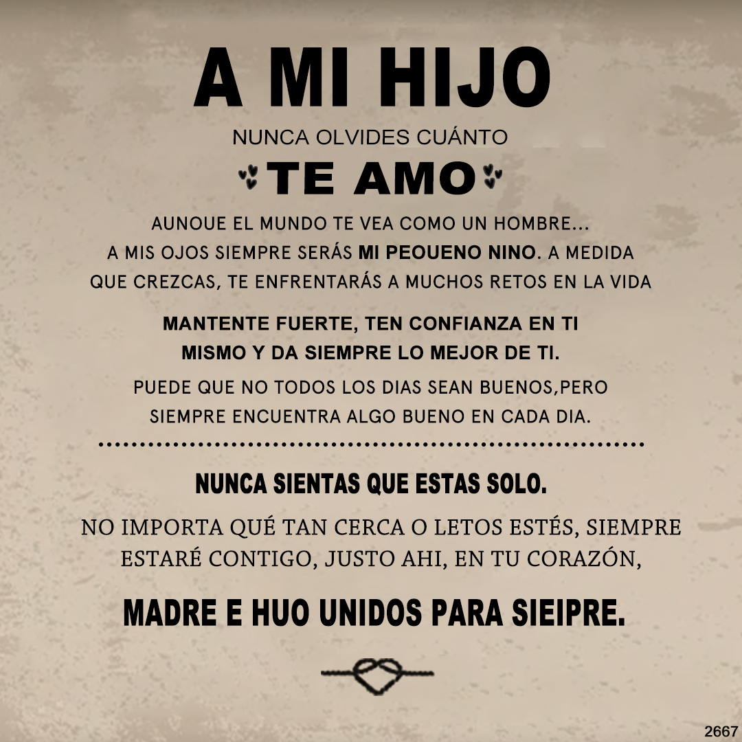 Mi Hijo - Pulsera Madre E Hijo Unidos Para Siempre