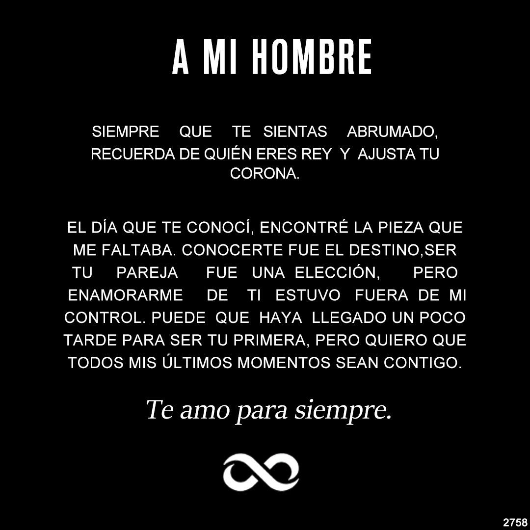 "Para Mi Hombre" - Pulsera Infinita Personalizada