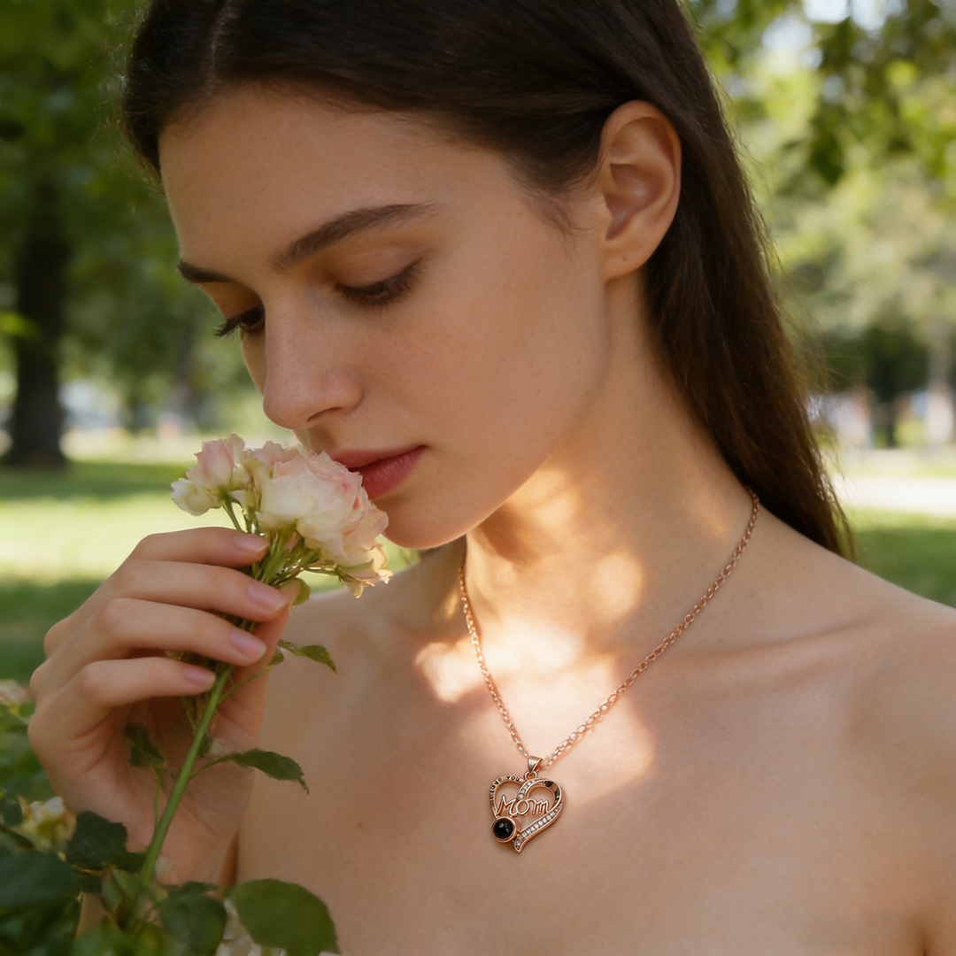 Collar De Mamá Con Proyección De Foto