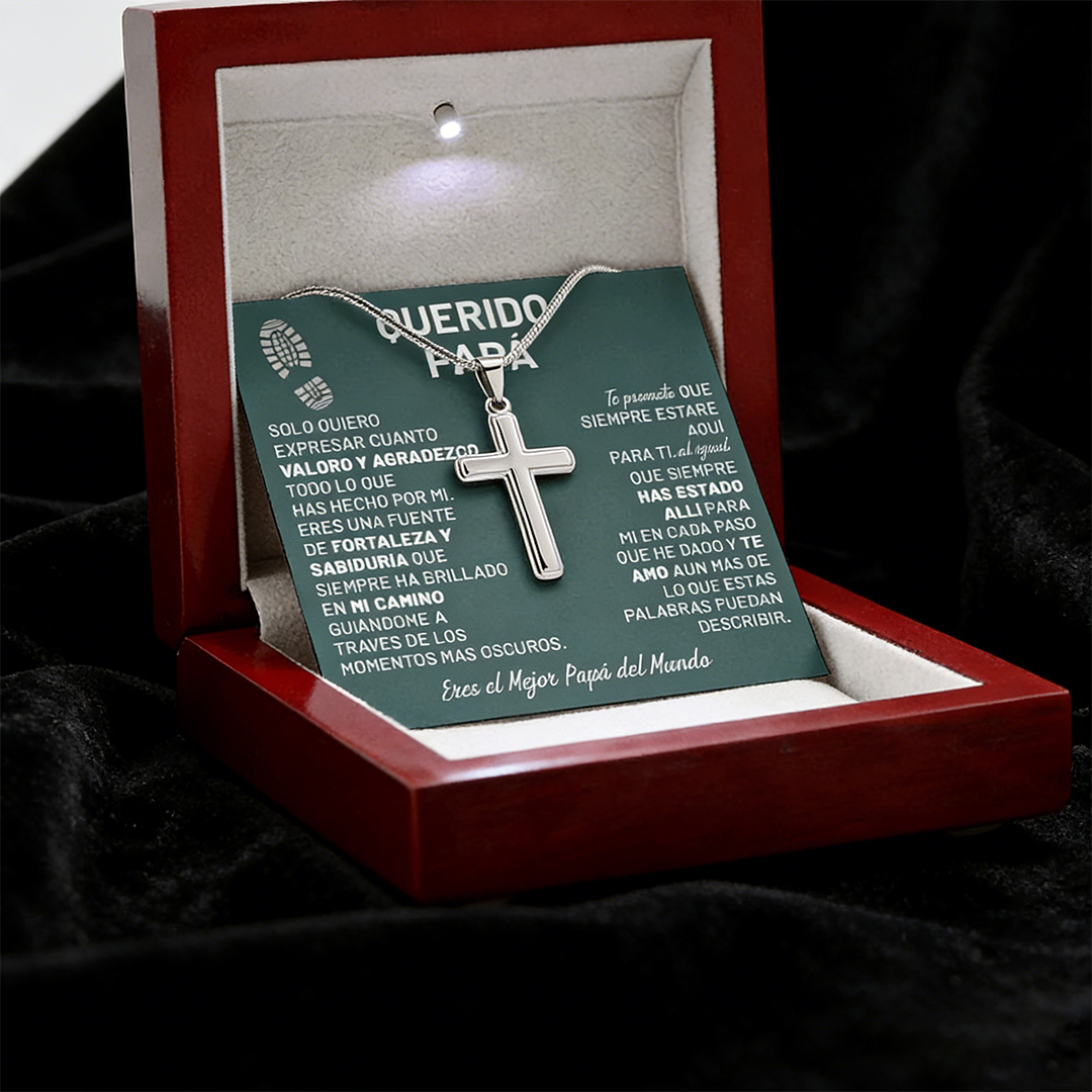 Querido Papá - Collar de Cruz