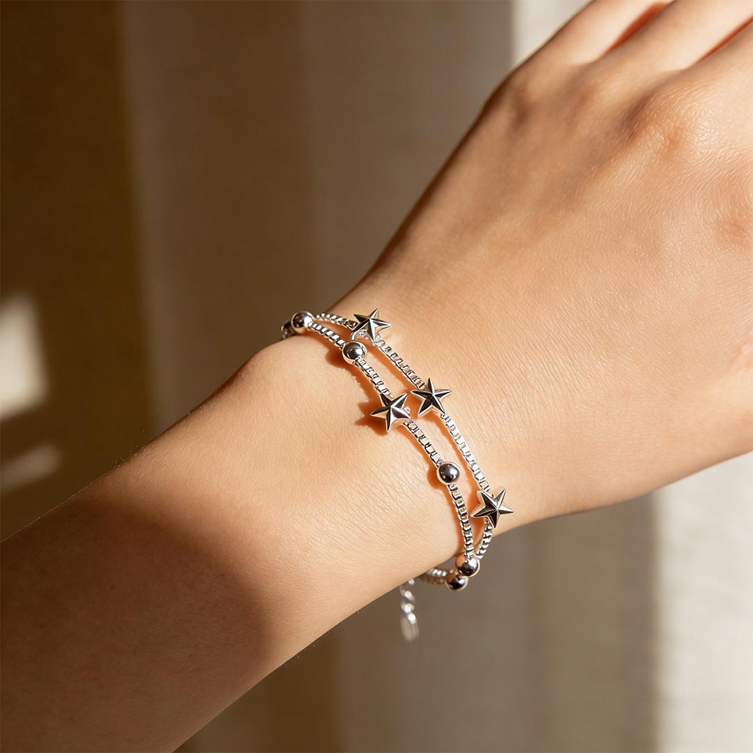 A Mi Amiga - Pulsera De Estrellas De Doble Capa